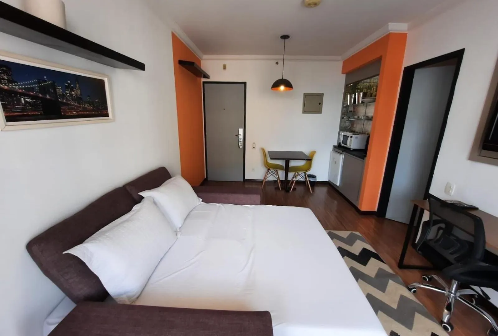 Flat Hotel The Palace Quarto E Sala Perto Do Metro Sao Paulo 0*,